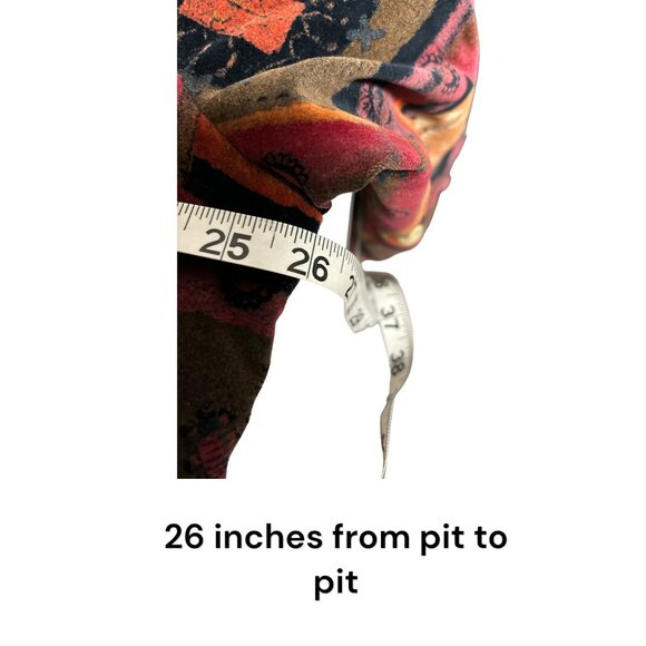 Vintage Styles De Santa Fe Women's Jacket Abstract Pattern Button Front Two Pock - Picture 6 of 7